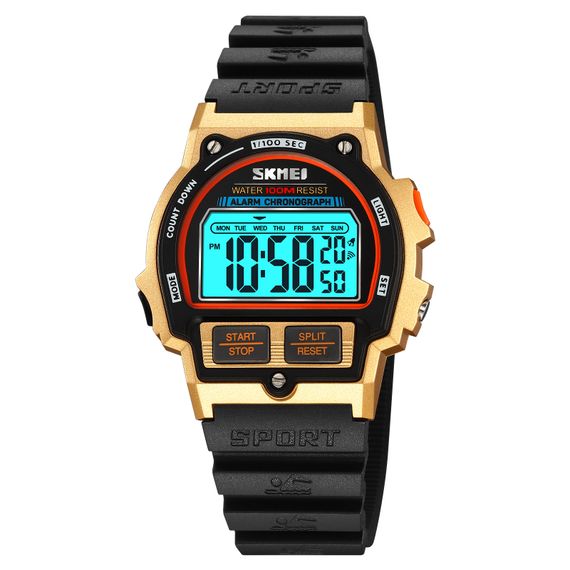 Годинник наручний Skmei 2263BKGD Black-Gold | Зображення 1