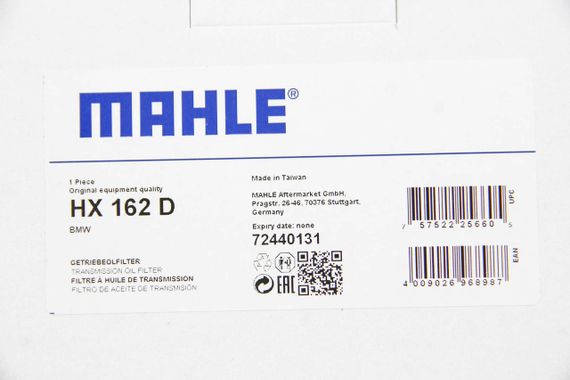 Фільтр АКПП BMW 7 E65-E67 05-08/X3 E83 04-08/X5 E53 00-06, MAHLE/KNECHT (HX162D) | Зображення 2