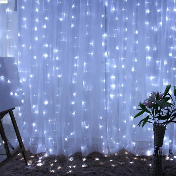 Гирлянда Светодиодная Штора Xmas 200 LED 3х2 м Белый USB | Зображення 2