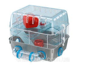 Клітка для хом'яків Ferplast Combi 1 Fun сіра 40.5х29.5х32.5 см 57926499
