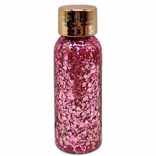 Глиттер для волос "Цветные блестки", розовый