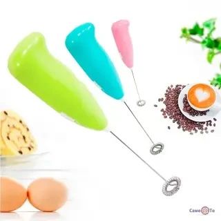 Ручной портативный мини-миксер вспениватель для сливок и молока капучинатор | Зображення 3