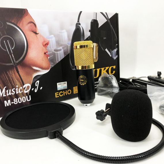 Микрофон Студийный конденсаторный Music D.J. M-800U со стойкой и ветрозащитой | Зображення 9