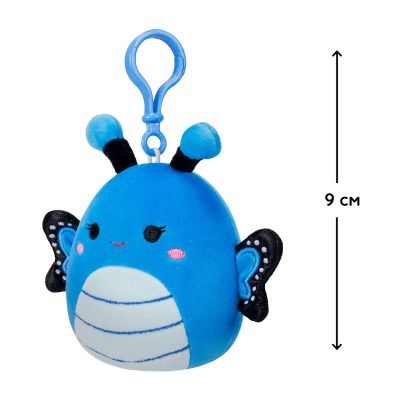 М&apos;яка іграшка Squishmallows на кліпсі- Метелик Вейверлі 9 см (SQCP00220) | Зображення 1