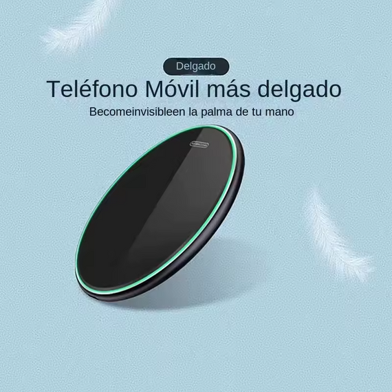 Бездротова зарядка 15 W Type-C ультратонка для iPhone 14 12 Xiaomi Samsung | Зображення 2