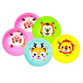 Уценка. Мяч резиновый "Животные", 5 штук, 21 см Спескает