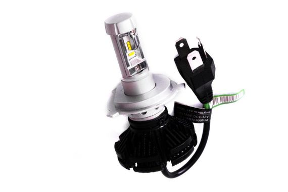 Комплект LED ламп AllLight X3 H4 50W 6000K 6000lm з радіатором та світлофільтрами (3000K/8000K) | Зображення 3