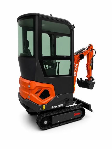 Мініекскаватор дизельний GTM G-Tex 1200C (7.5 кВт, 10.2 к.с., до 1.76 м, 1200 кг) | Зображення 4