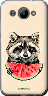 Чохол на Huawei Y3 2017 Єнотик з кавуном "4605t-991-2448"