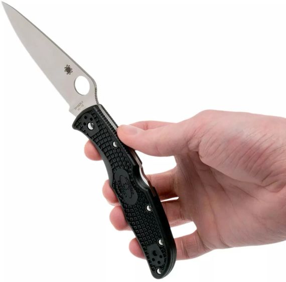 Ніж Spyderco Endura4 Black FRN flat ground | Зображення 3