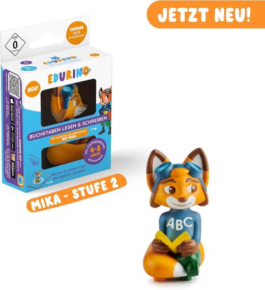 Edurino Фигурка Mika ABC: буквы, которые читаются и пишутся с 4 лет – уровень 2 с приложением | Распознавание | Зображення 2