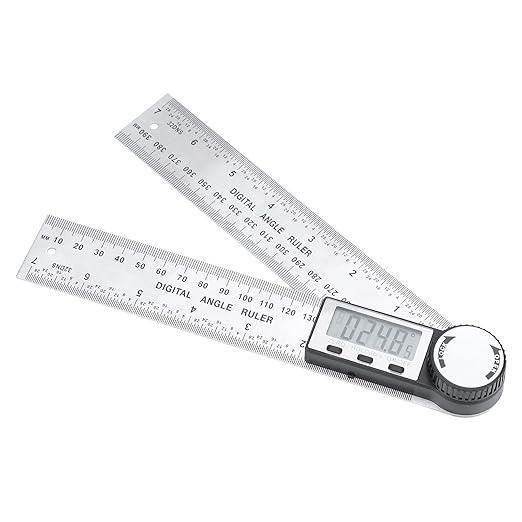 Електронний кутомір Digitaler Angle Ruler 0-200 mm Цифрова лінійка транспортир 0-360° (2594106373)