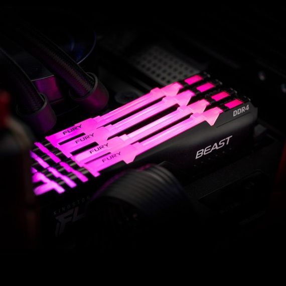 Пам&#039;ять ПК Kingston DDR4 32GB 3600 FURY Beast RGB KF436C18BB2A/32 | Зображення 3
