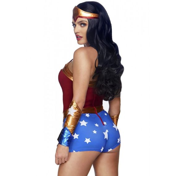 Костюм супер героїні Leg Avenue, M, Heart Stopping Hero Sex Aura | Зображення 1