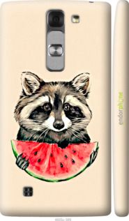 Чохол на LG G4c H522y Єнотик з кавуном "4605c-389-2448"