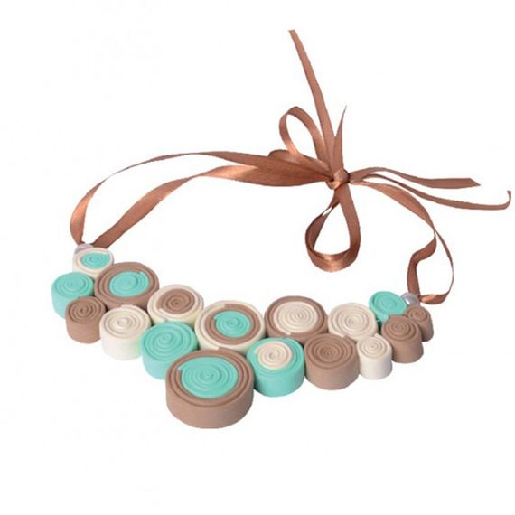 Детский набор для творчества "Колье" F-004 украшения из фоамирана | Зображення 1