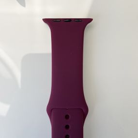 Силіконовий ремінець для розумного годинника Smart Watch 38/40 (Бордовий)