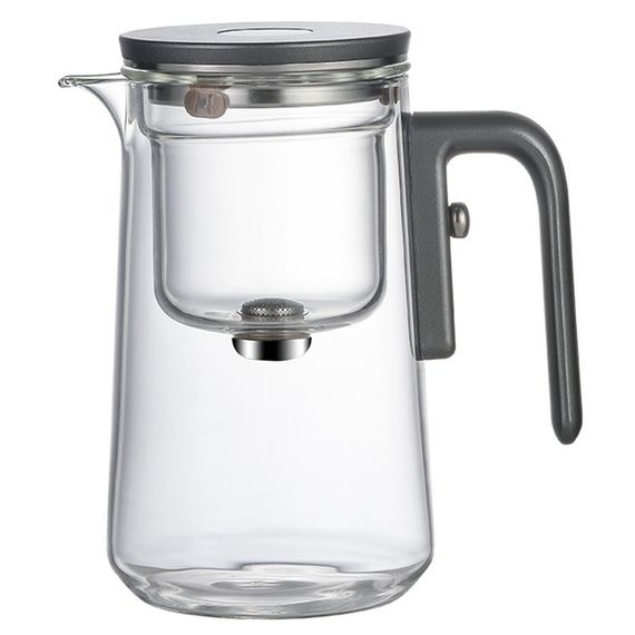 Чайник для заваривания TeaPot D-11 Fangyuan 800ml Gray handle