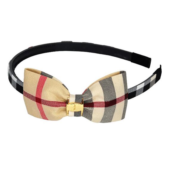 Набор детских ободков для волос Клеточка с эмблемой 0201-194-1, 6 шт | Зображення 3