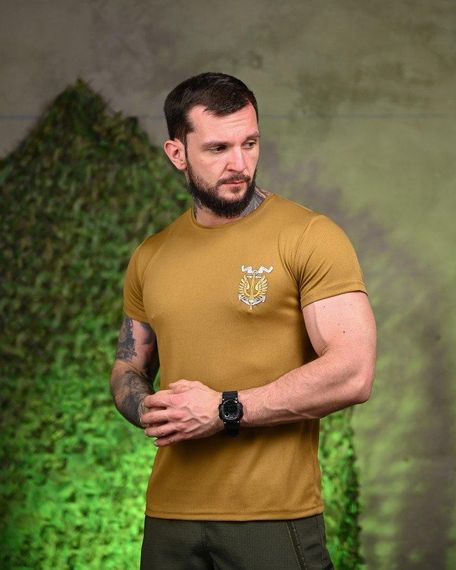 Тактична потоотводна футболка вірний кайот ПП7718 | Зображення 2