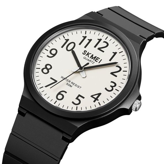 Skmei 2108BKWT-AC Black White-AC | Зображення 1
