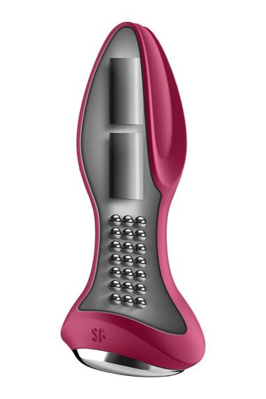 Анальна смарт вібропробка із перлинним масажем Satisfyer Rotator Plug 2+ Violet | Зображення 2