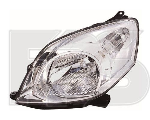 Фара Fiat Fiorino, Citroen Nemo, Peugeot Bipper 08- левая (Depo) с эл. корректором 1353198080