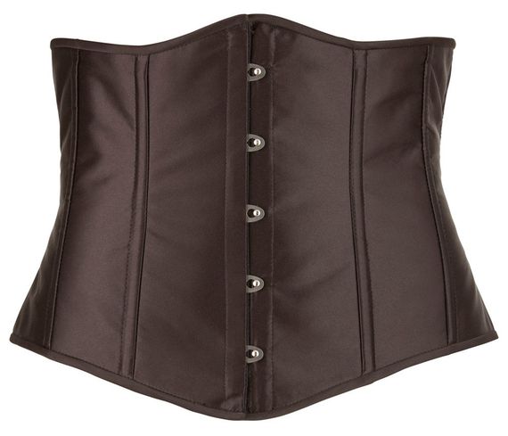 Корсет з відкритим бюстом Cottelli Collection Underbust Corset зі шнурівкою, чорний, XL sexstyle | Зображення 5