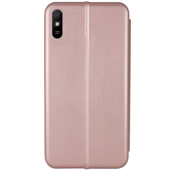 Шкіряний чохол (книжка) Classy для Xiaomi Redmi 9A Слот для візитки, Rose Gold | Зображення 2