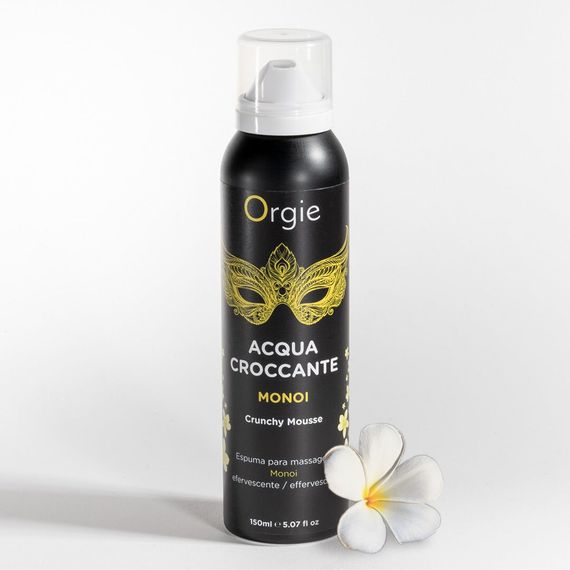 Массажная пенка Orgie – Acqua Croccante Monoi (150 мл), эффект лопающихся пузырьков | Зображення 3