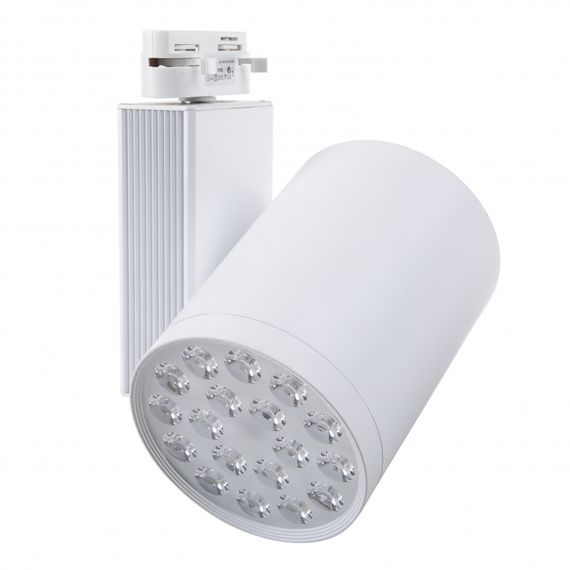 Светильник трековый поворотный LED 409/18W NW WH