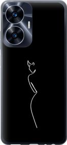 Чехол на Realme C55 Силуэт1 "4590u-2992-17620"