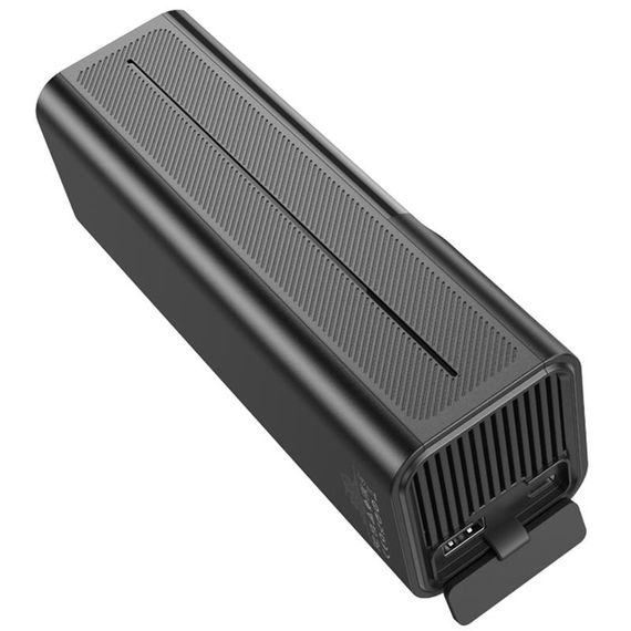 Автомобільний насос Hoco ZP7 Maddy smart (5000 mAh) Black | Зображення 5