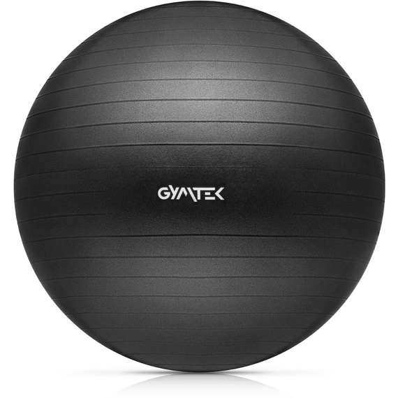 Фітбол Gymtek 65см чорний + насос | Зображення 1