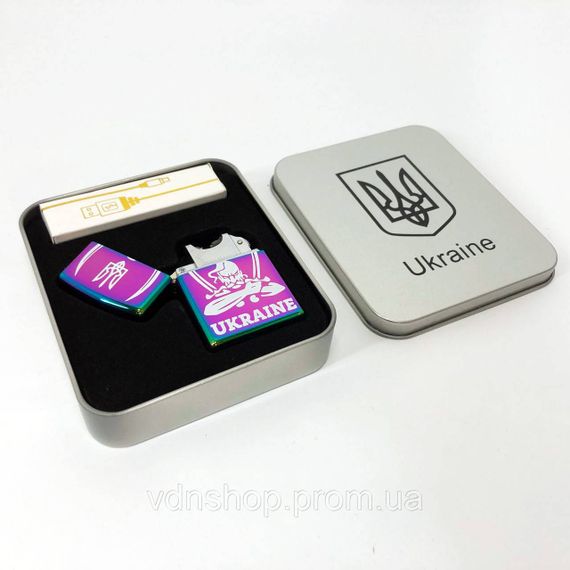 Запальничка USB з індикатором заряду HL-449, Запальничка на зарядці Електронна імпульсна KV-24 | Зображення 4