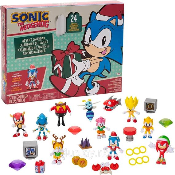Адвент-календарь Соник Оригинал Sonic The Hedgehog Advent Calendar 2024