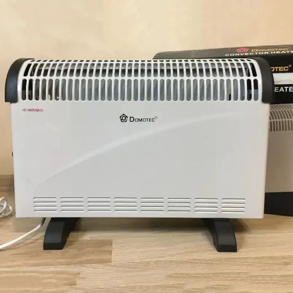 Конвектор Domotec MS-5904 з терморегулятором до 2000 Вт електричний обігрівач, Теплоконвектор | Зображення 2