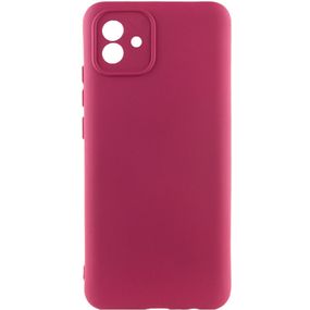 Чехол Silicone Cover Lakshmi Full Camera (A) для Samsung Galaxy A04 Full camera, Бордовый / Marsala