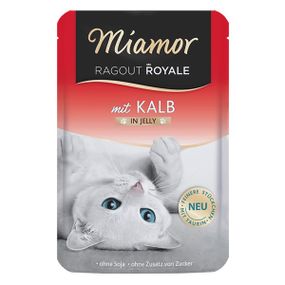 Вологий корм з телятиною для котів Miamor Ragout Royale Mit Kalb, 100 гр