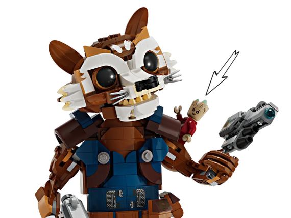 Конструктор LEGO Marvel Ракета й малюк Ґрут 76282 | Зображення 4