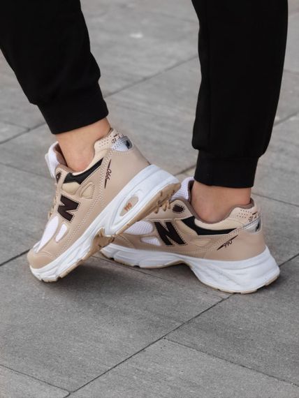 Літні кросівки New Balance колір бежевий/білий | Зображення 2