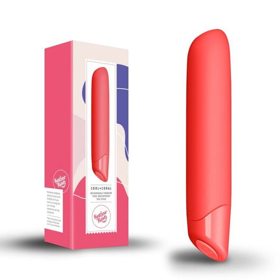 Вибратор SugarBoo Cool Coral, 10 уровней интенсивности | Зображення 3