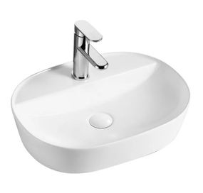 Раковина накладна Mixxus Premium ELLIPSE-0203  з отвором під змішувач (MP6678)