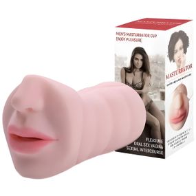 Мужской реалистичный мастурбатор Oral sex