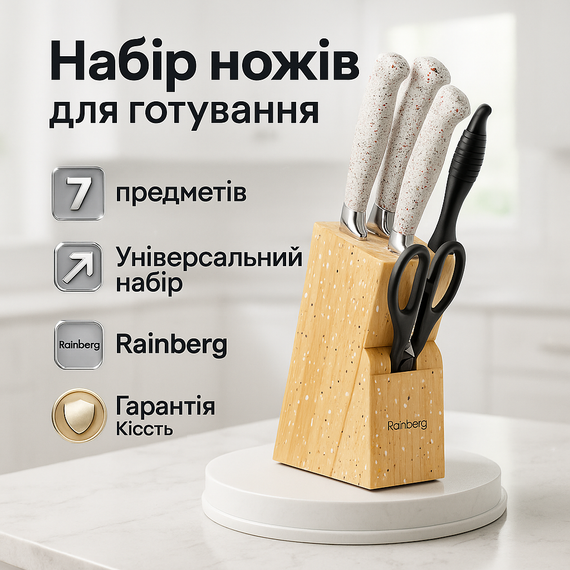 Набор кухонных ножей премиум, Набор ножей для готовки Комплект острых для кухни XN-30
