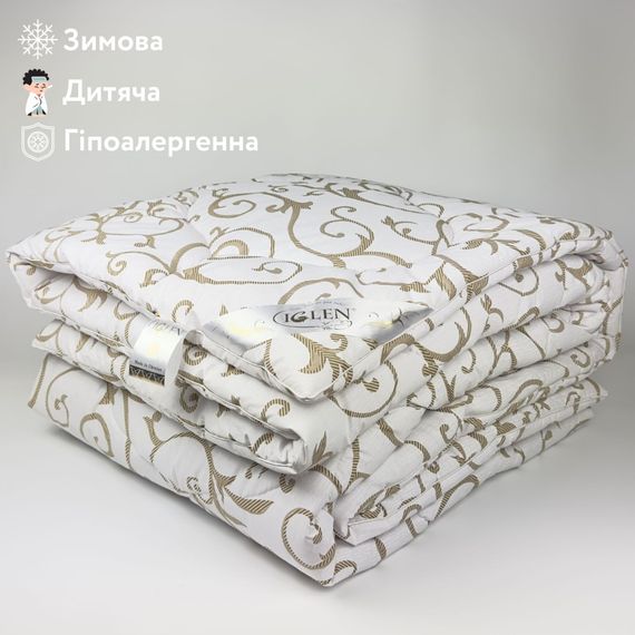 Ковдра антиалергенна зимова дитяча IGLEN BS 110х140 в бязі (110140BS)