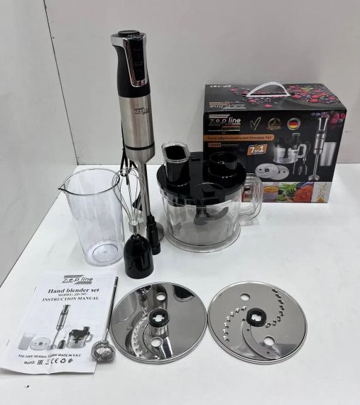 Блендер Zepline ZP-797 1500 Вт 7в1 черный | Зображення 2