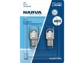 181484100 NARVA Лампа LED P21W 12V BA15S (блістер 2 шт.) LED Retrofit
