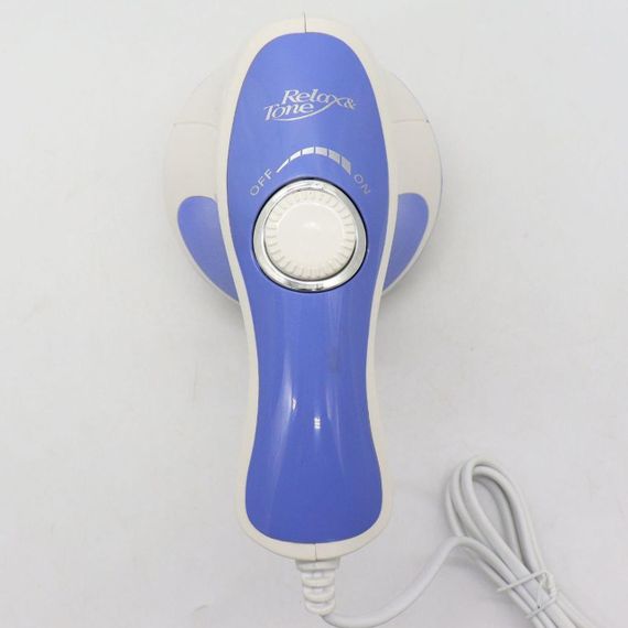 Масажер для тіла Relax&Tone з насадками / Антицелюлітний вібромасажер / Ручний масажер для тіла, рук та ніг | Зображення 4