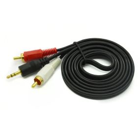Аудио-кабель 3.5 jack*2RCA 1.5м